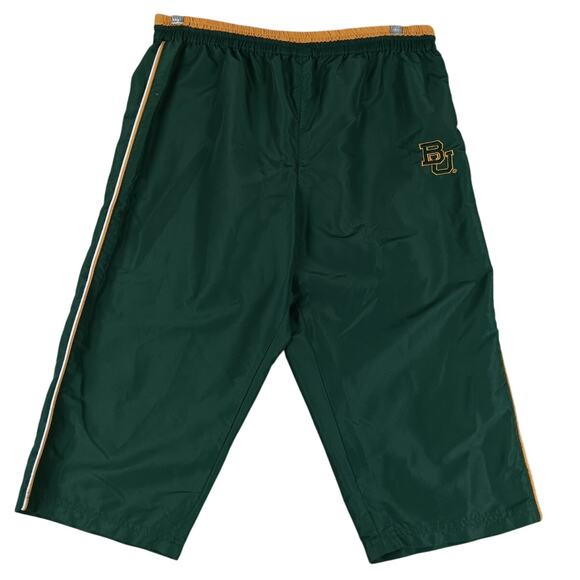 Vtg Red Oak Baylor University Running Shorts Womens XL Green Track Logo College - Picture 1 of 16